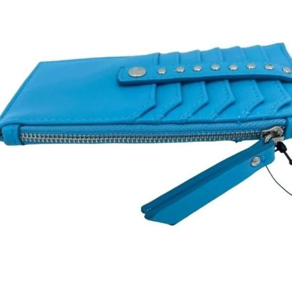 INC International Concepts Women's Blue Hazel Card Wallet New